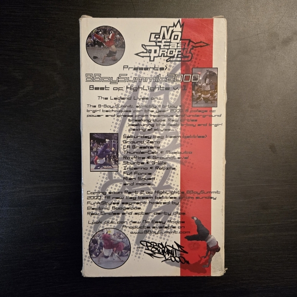 BBOY SUMMIT 2000 Video 1.0 (Volume. 01)- VHS - RARE B-BOY / Breakdance Video - Picture 10 of 11